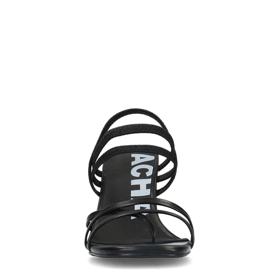 Sacha Heeled Sandals With Straps - Black