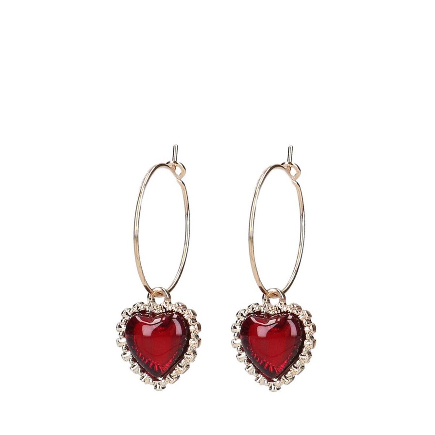 Sacha Sacha X Tessa Van Montfoort Heart Earrings - Gold