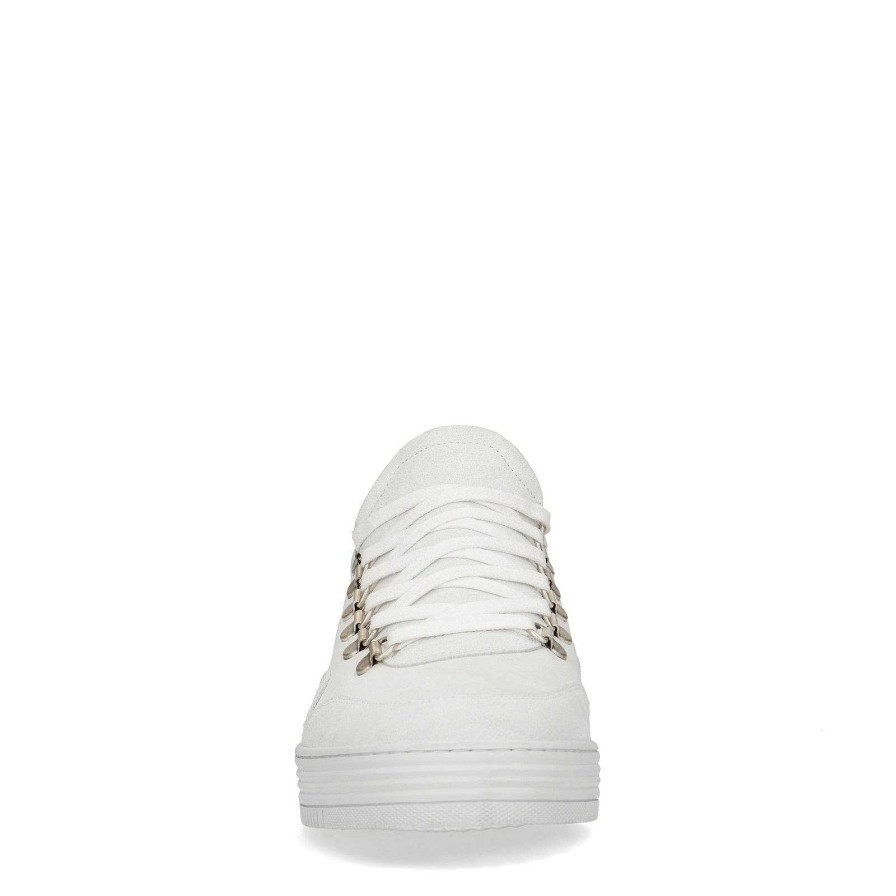 Sacha Suede Sneakers - White