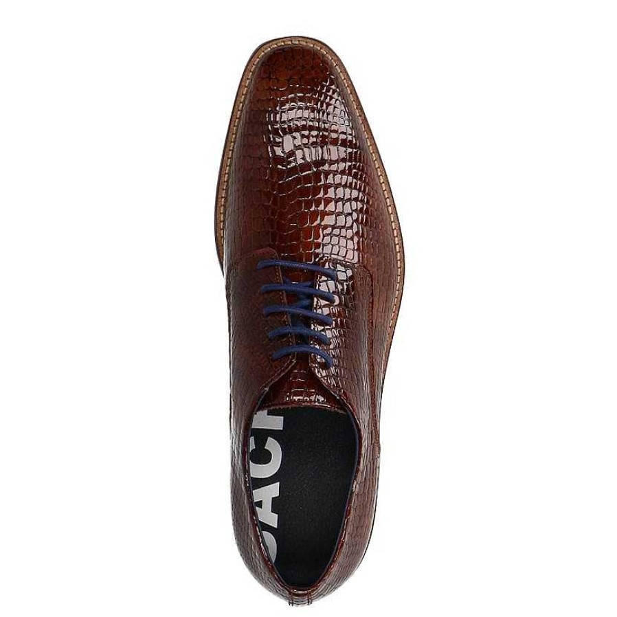 Sacha Lace-Up Leather Shoes - Brown