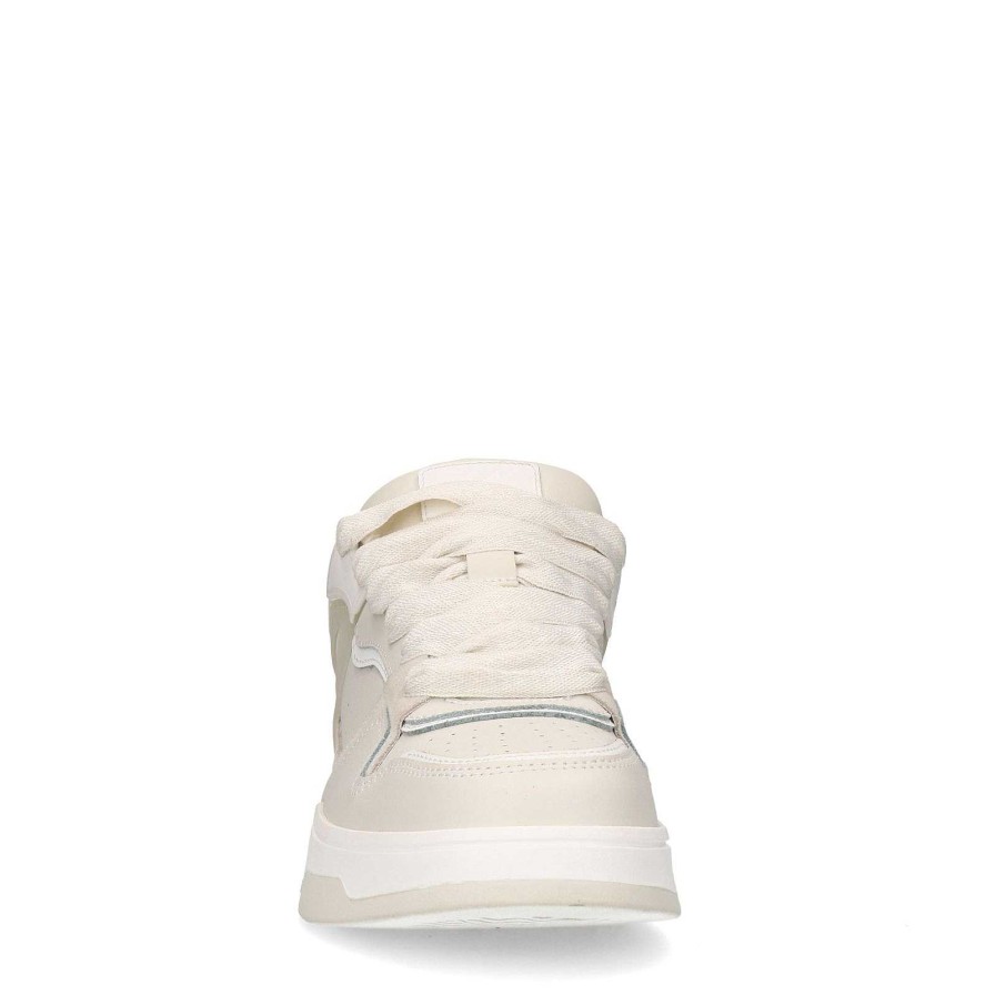 Sacha Leather Sneakers With Suede Details - Off-White