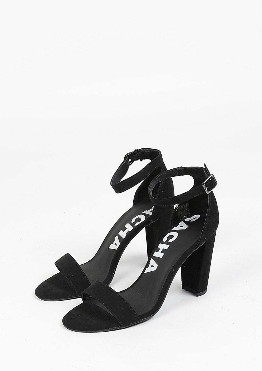 Sacha Heeled Sandals - Black