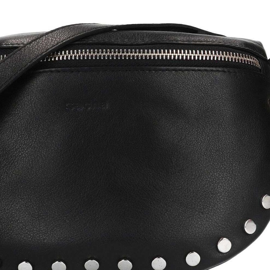 Sacha Crossbody Bag With Studs - Black