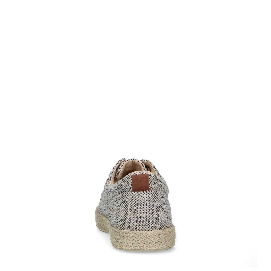 Sacha Canvas Sneakers With Print - Beige