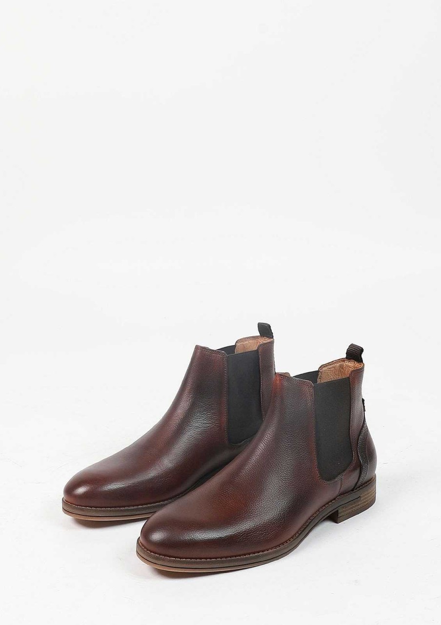 Sacha Leather Chelsea Boots - Brown