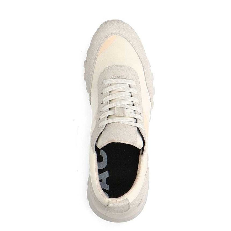 Sacha Suede Sneakers - Off White