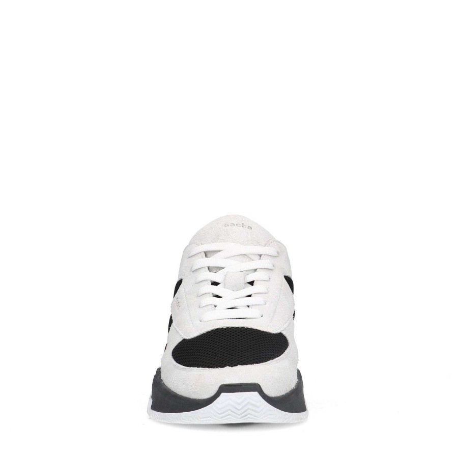 Sacha Suede Sneakers With Details - Black