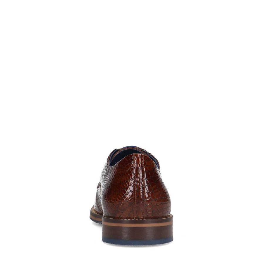 Sacha Lace-Up Leather Shoes - Brown