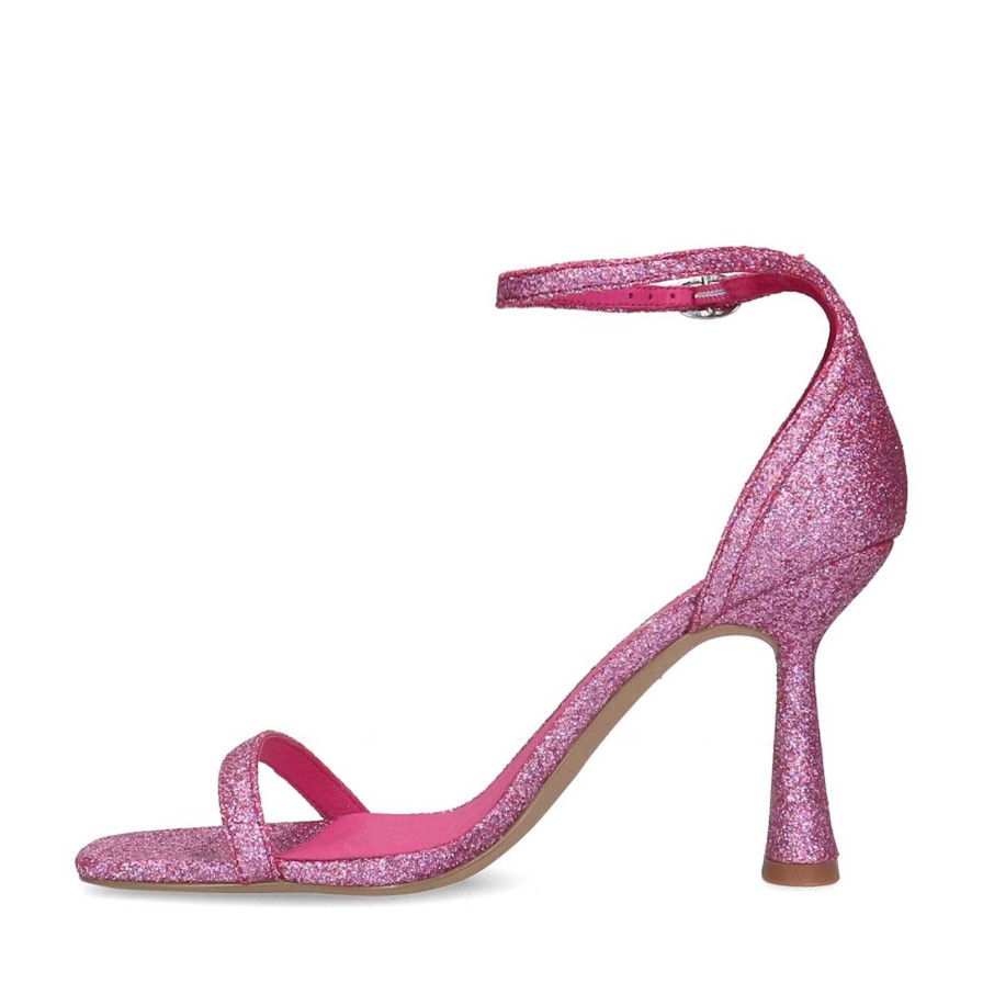 Sacha Sacha X Tessa Van Montfoort Glitter Pumps - Pink