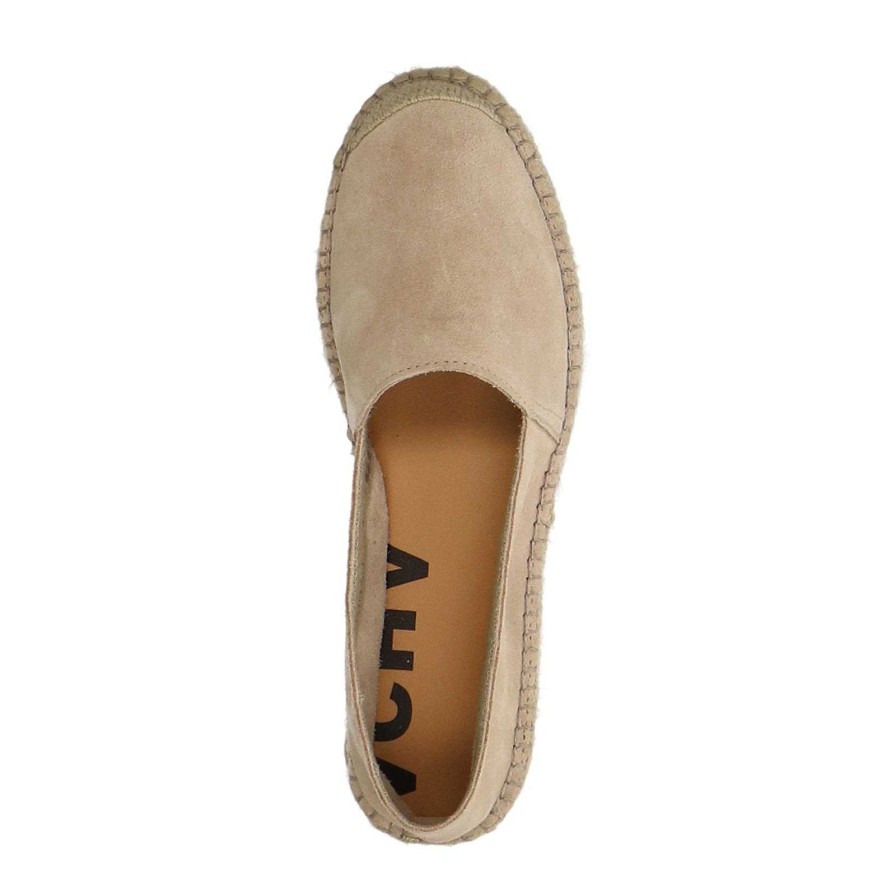 Sacha Suede Espadrilles - Beige