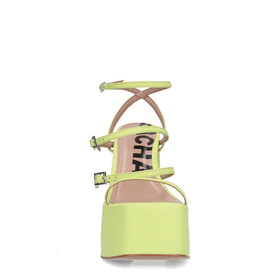 Sacha Platform Sandals - Green