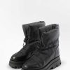 Sacha Quilted Ankle Boots - Black