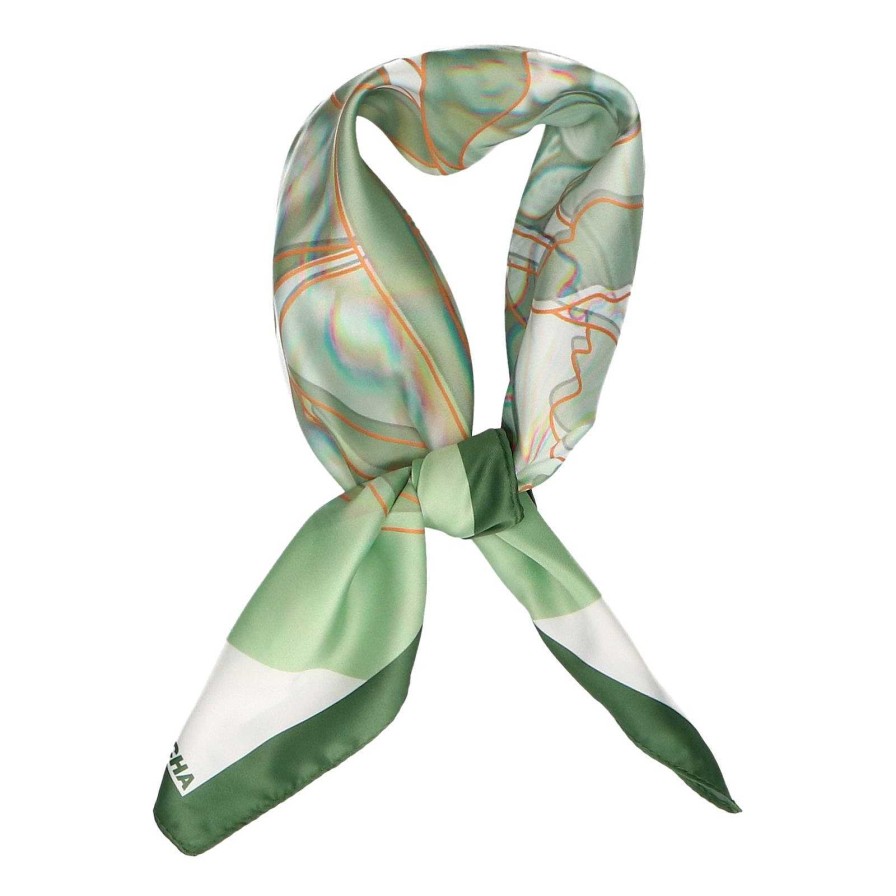 Sacha Printed Scarf - Green