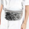 Sacha Metallic Crossbody Bag - Silver