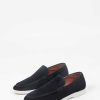 Sacha Suede Loafers - Dark Blue