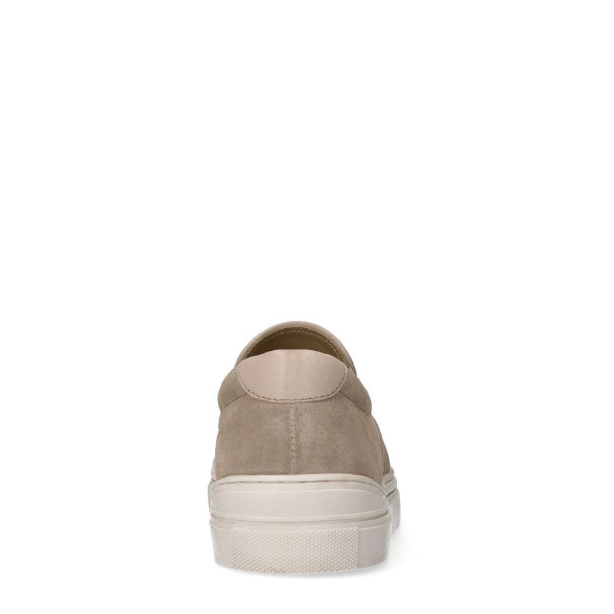 Sacha Suede Loafers - Beige