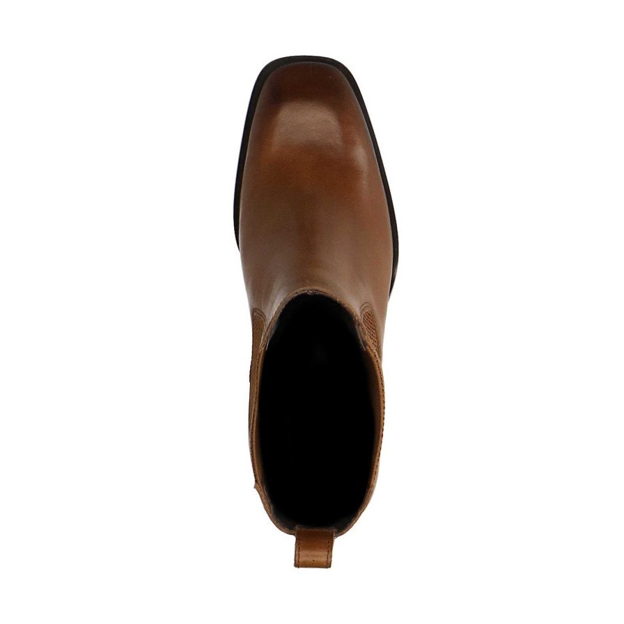 Sacha Heeled Chelsea Boots - Brown