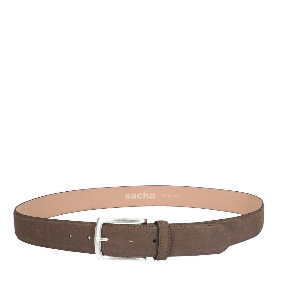 Sacha Suede Belt - Taupe