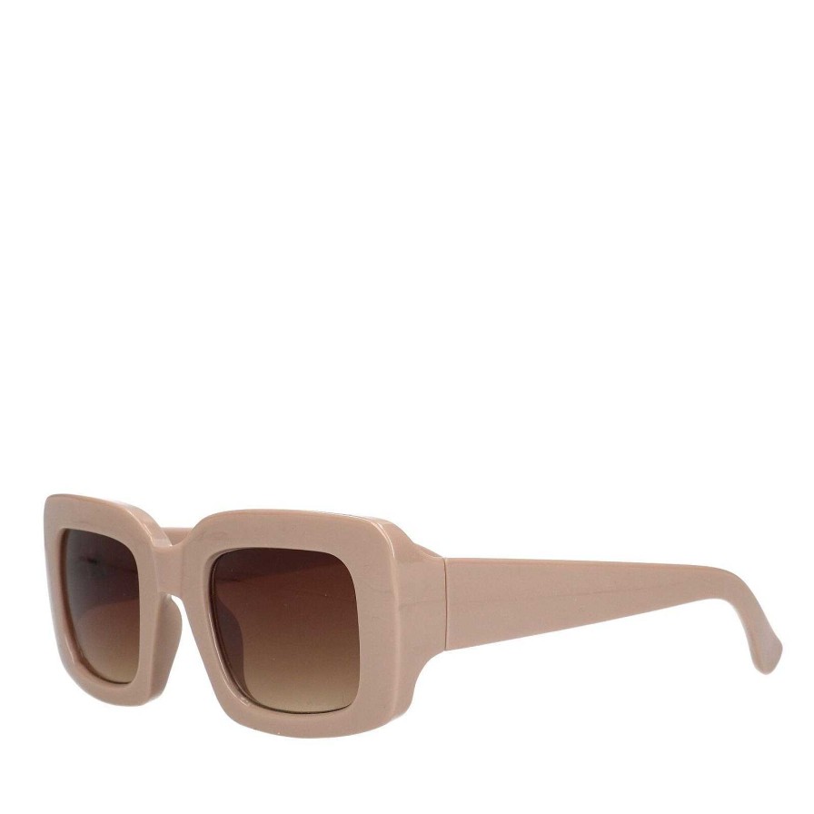 Sacha Rectangular Sunglasses - Beige