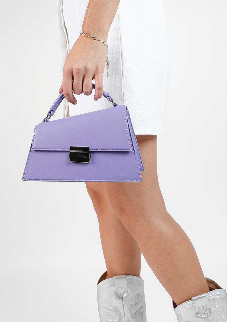 Sacha Handbag With Details - Purple