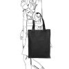 Sacha Leather Tote Bag With Laptop Compartment - Black