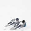 Sacha Leather Sneakers With Suede Details - White