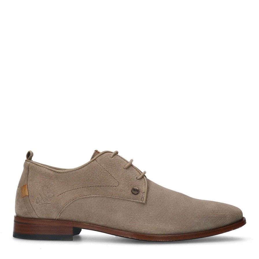 Sacha Rehab Greg Wall Lace-Up Shoes - Taupe