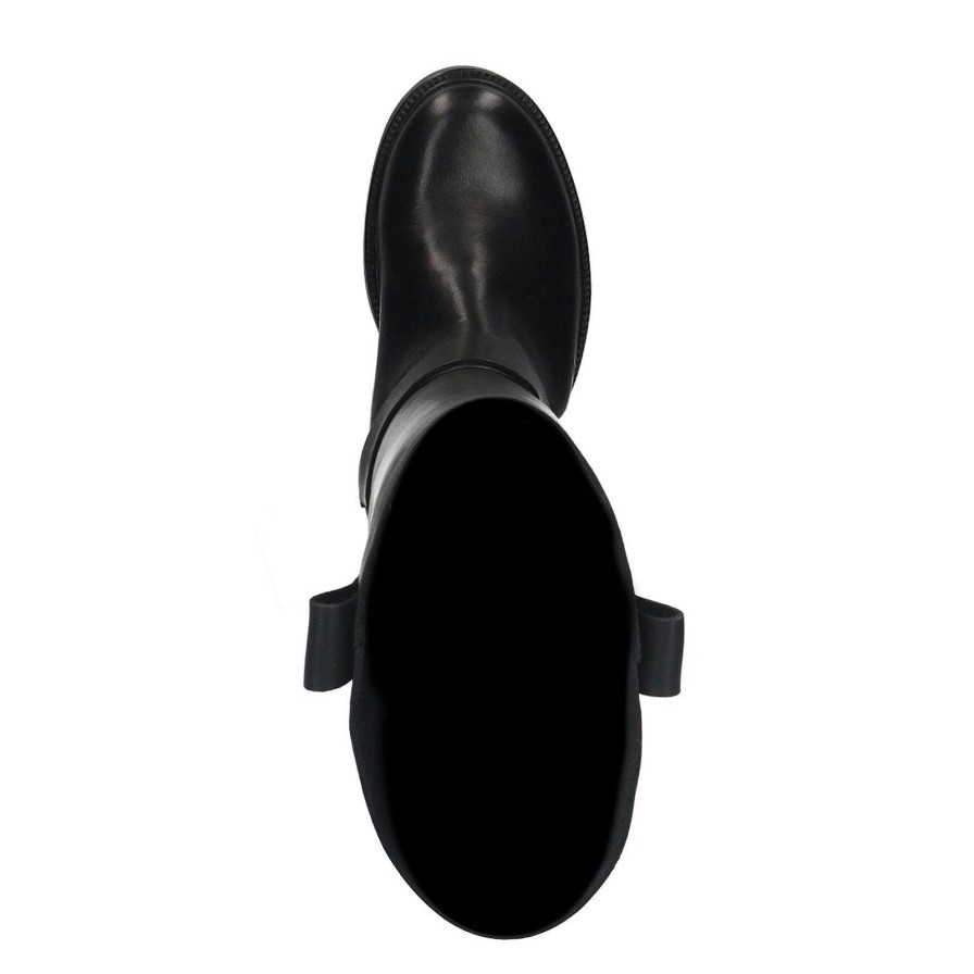 Sacha High Biker Boots - Black