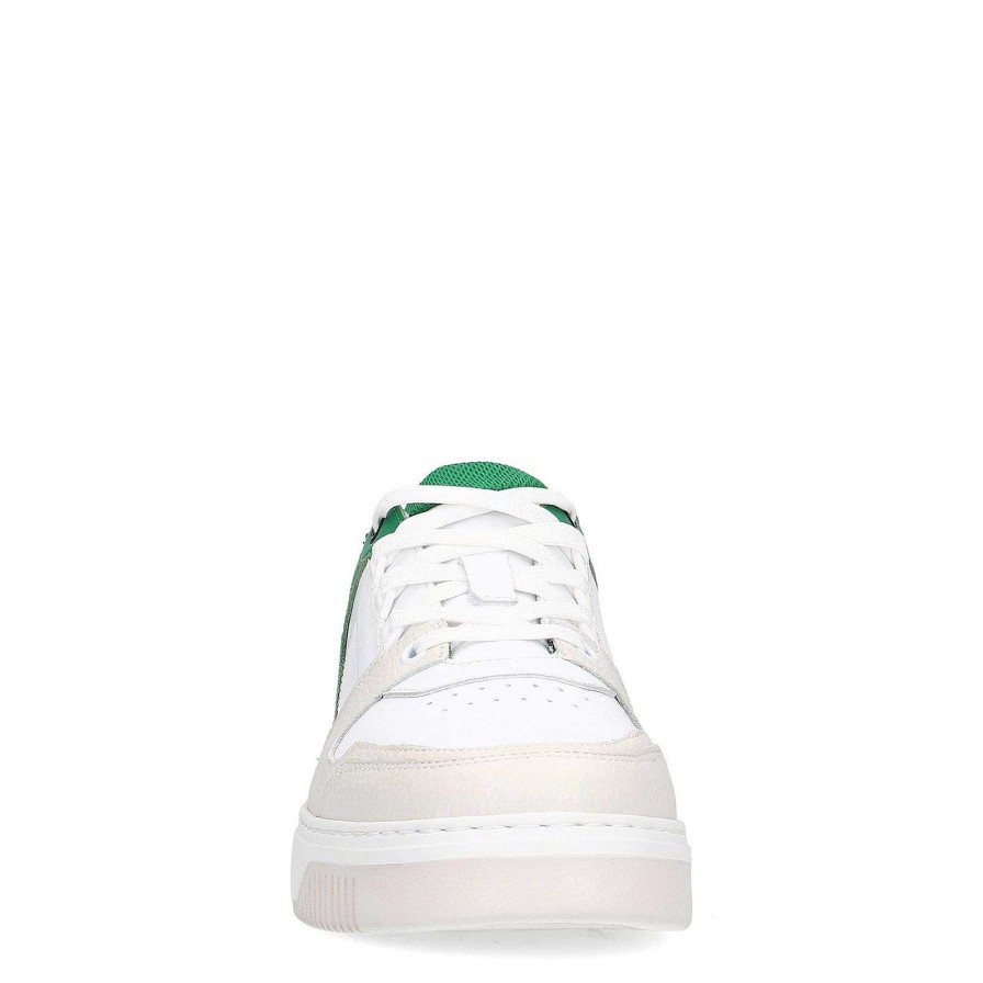 Sacha Leather Sneakers With Details - White