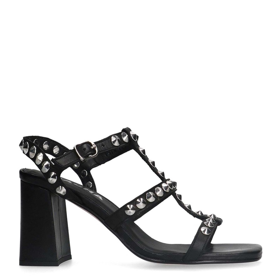 Sacha Heeled Sandals - Black