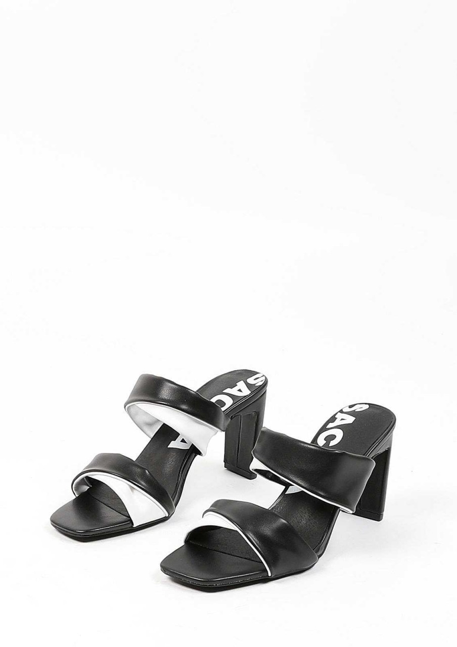 Sacha Mules With Details - Black