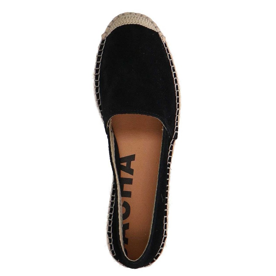 Sacha Suede Espadrilles - Black