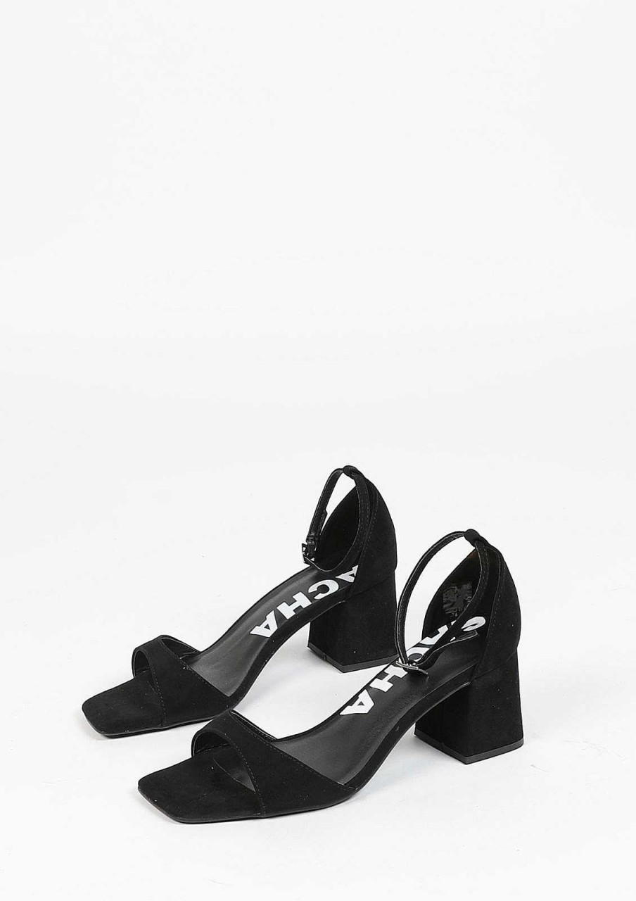 Sacha Heeled Sandals - Black