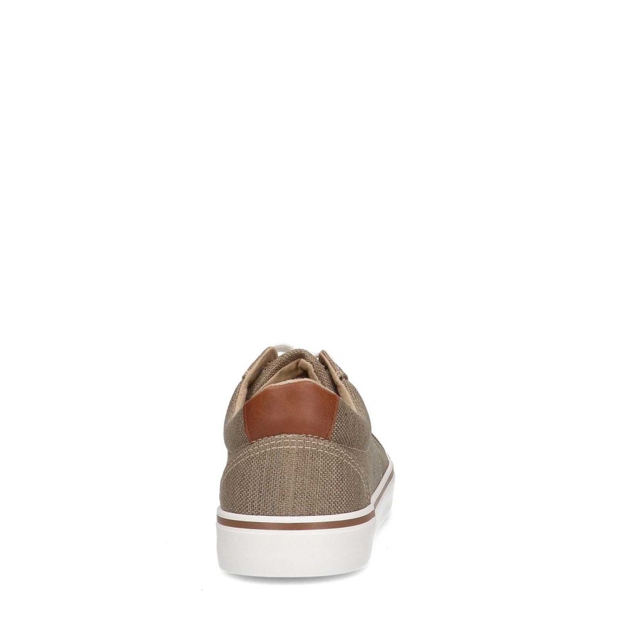 Sacha Lace-Up Canvas Shoes - Beige