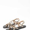 Sacha Leather Sandals With Leopard Print