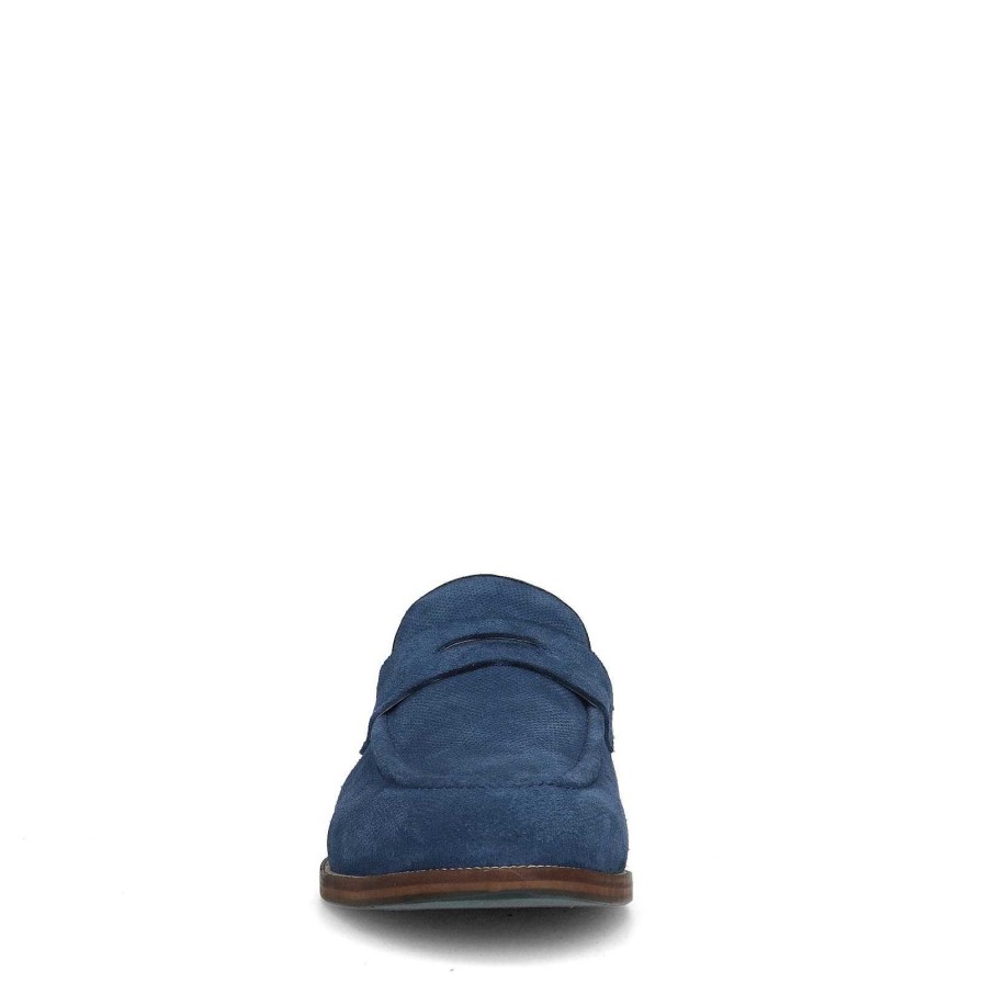 Sacha Suede Loafers - Blue