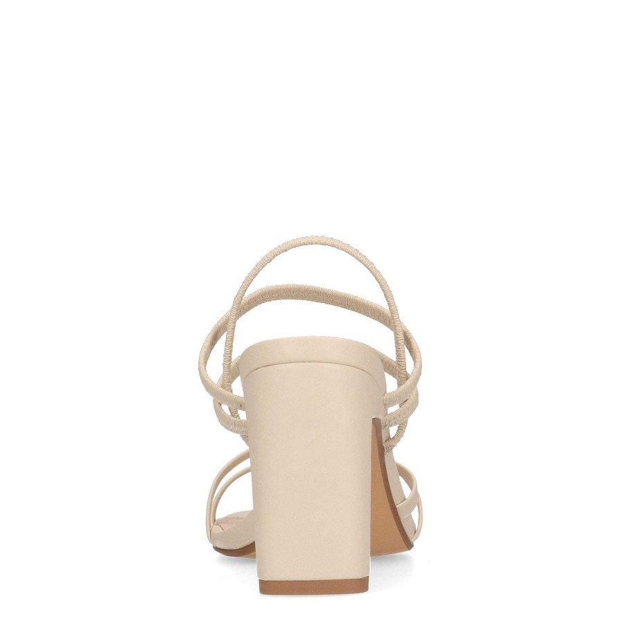 Sacha Heeled Sandals With Straps - Off-White