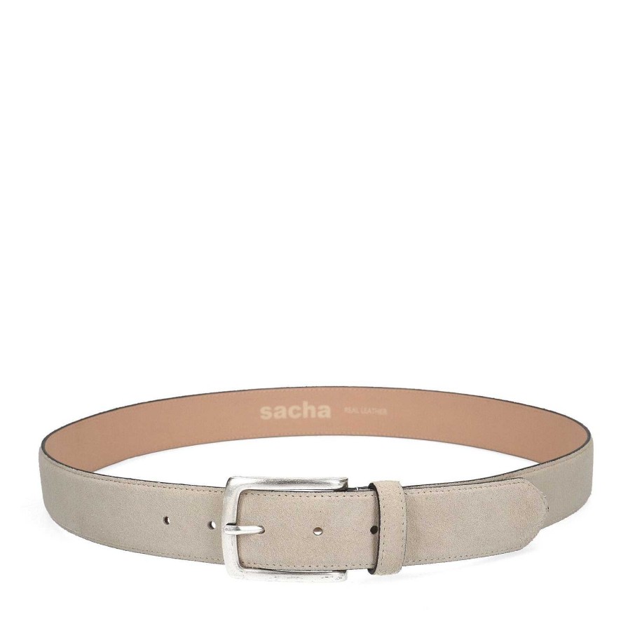 Sacha Suede Belt - Beige