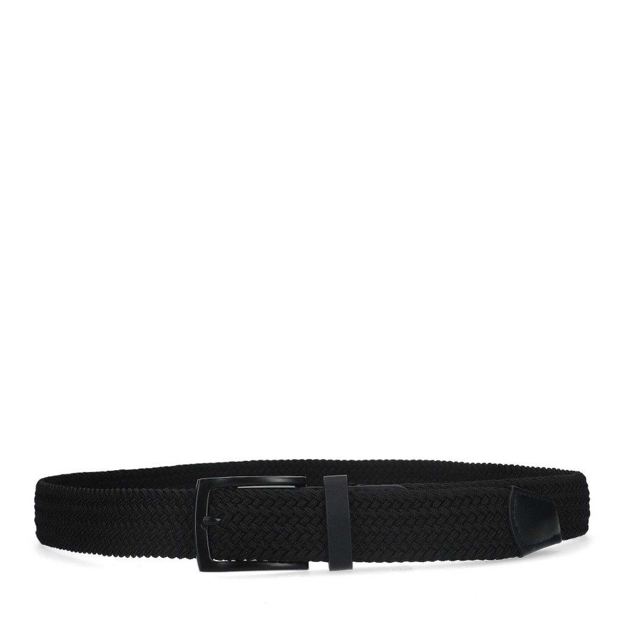 Sacha Braided Belt - Black