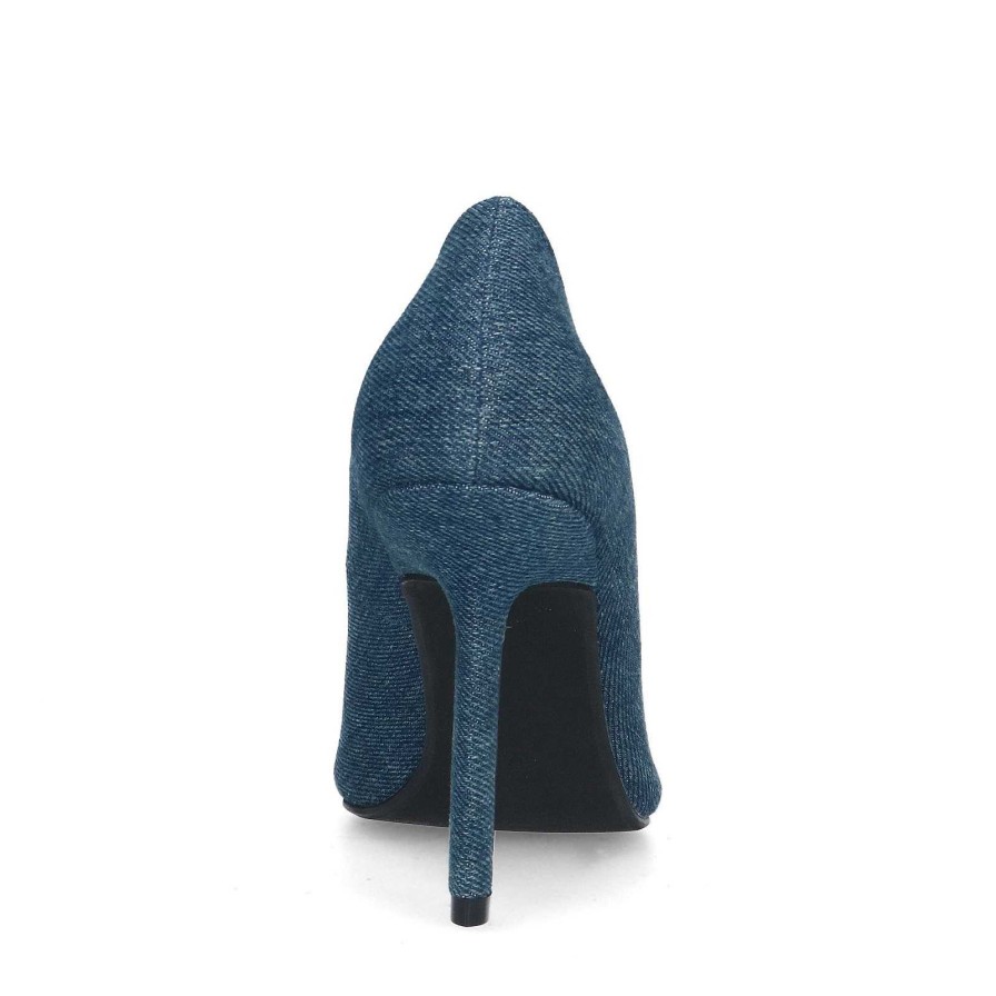 Sacha Denim Pumps - Dark Blue