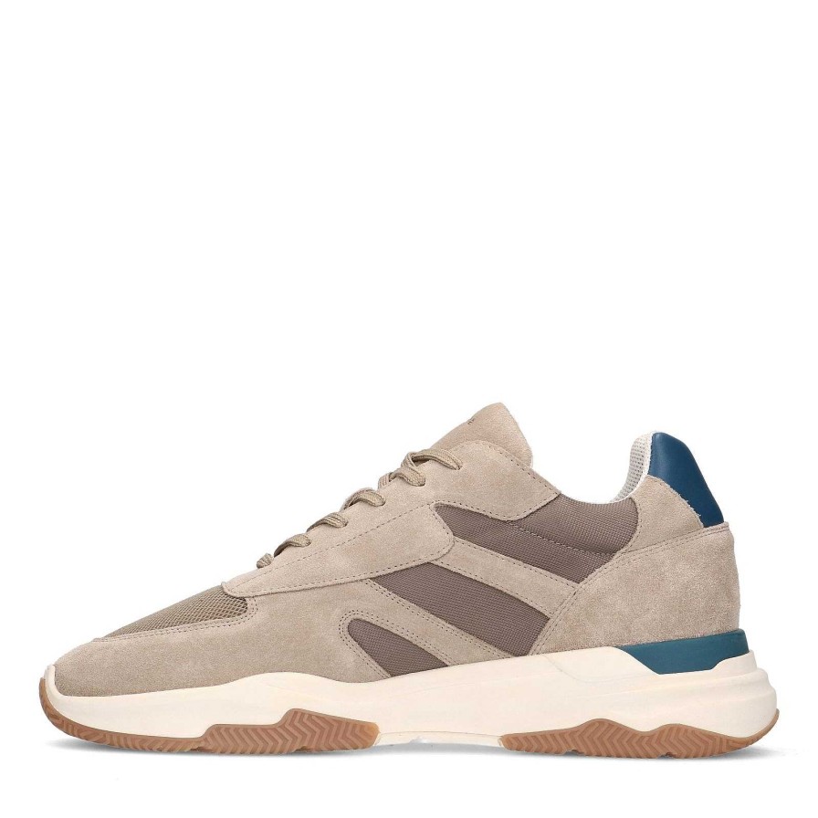 Sacha Suede Sneakers - Beige