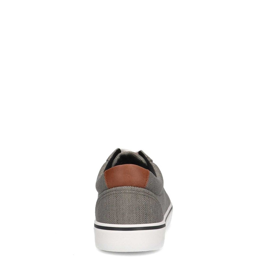 Sacha Lace-Up Canvas Shoes - Gray