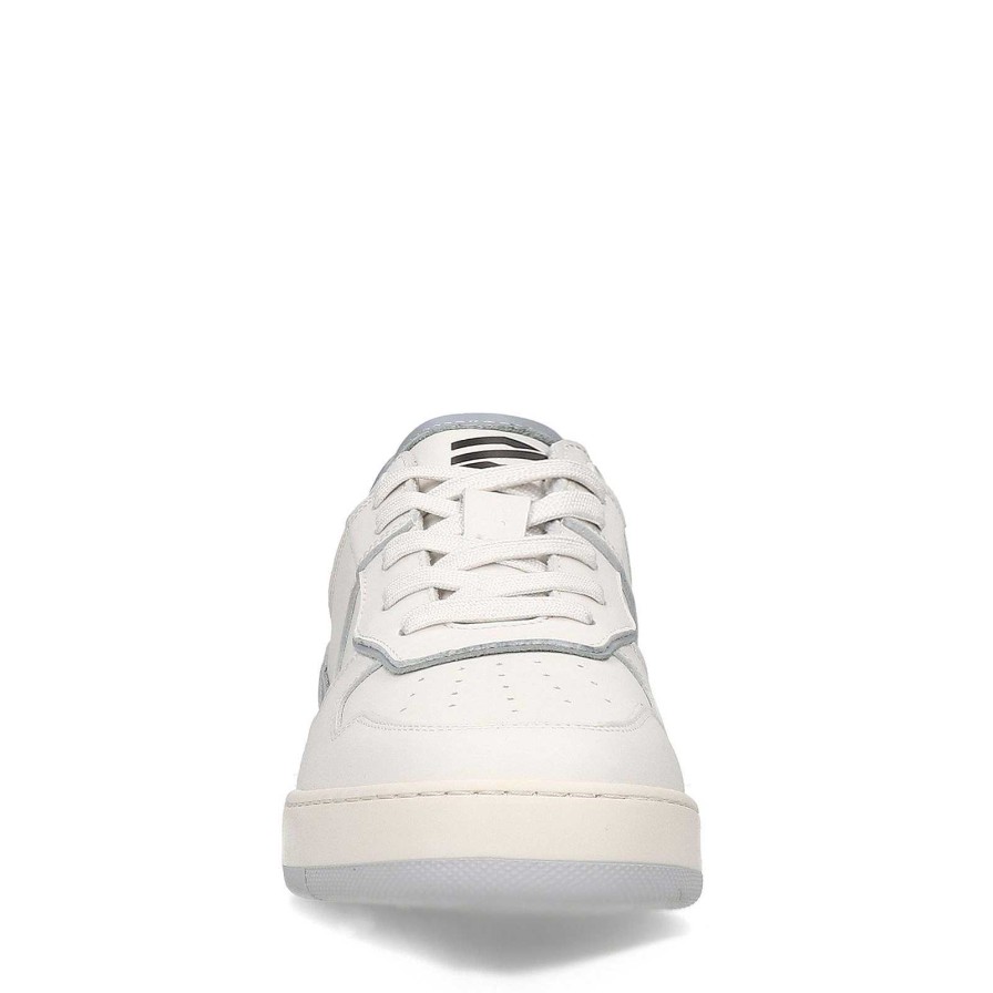 Sacha Leather Sneakers With Details - White