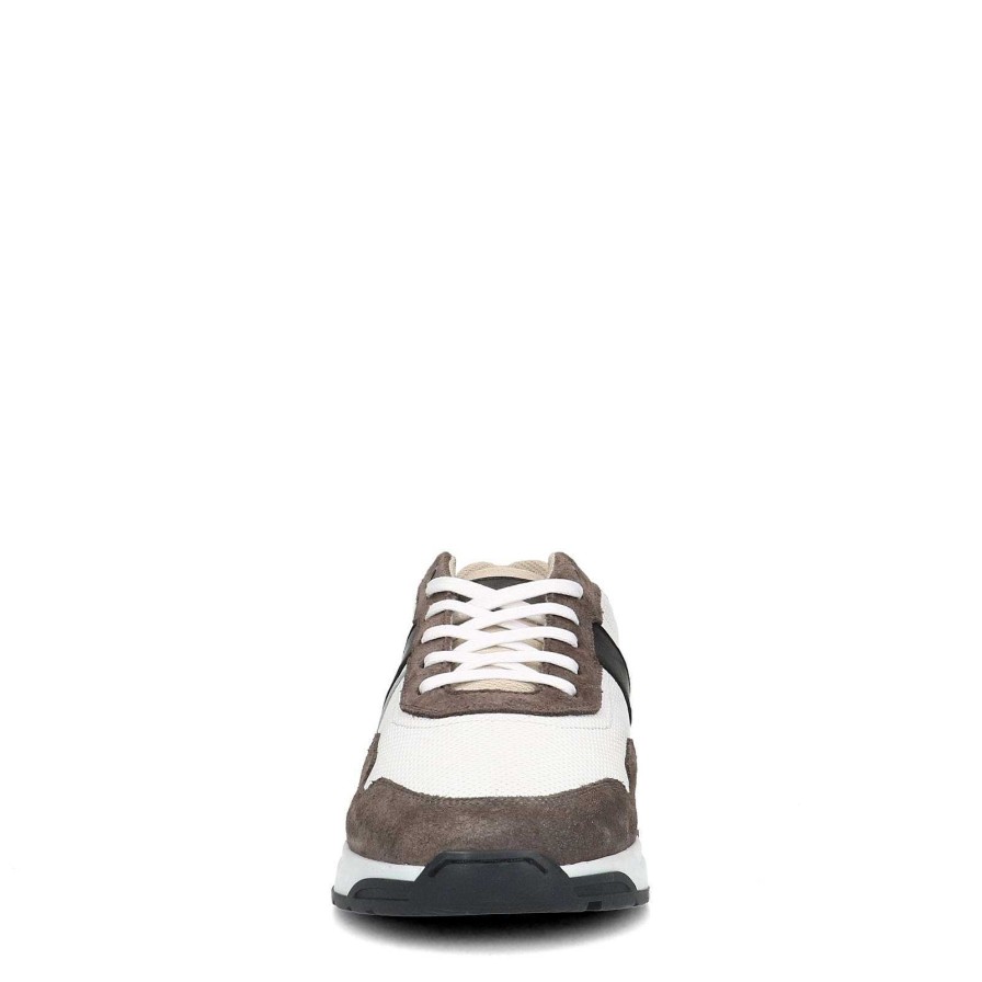 Sacha Leather Sneakers With Details - White