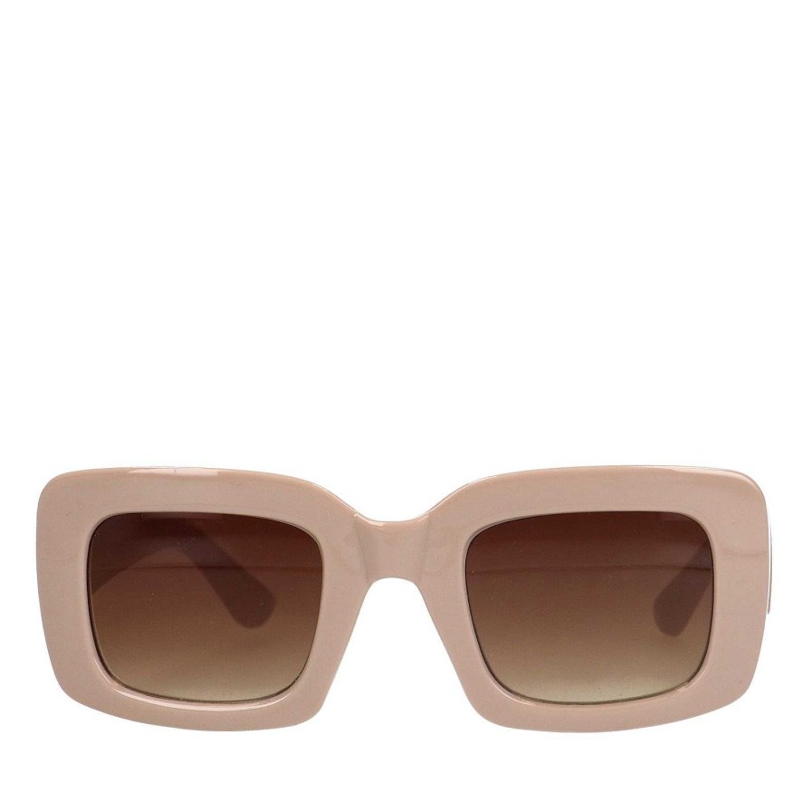 Sacha Rectangular Sunglasses - Beige