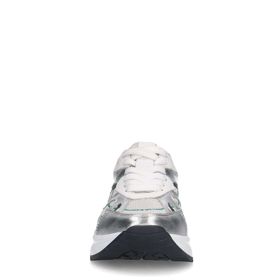 Sacha Sneakers With Details - Silver