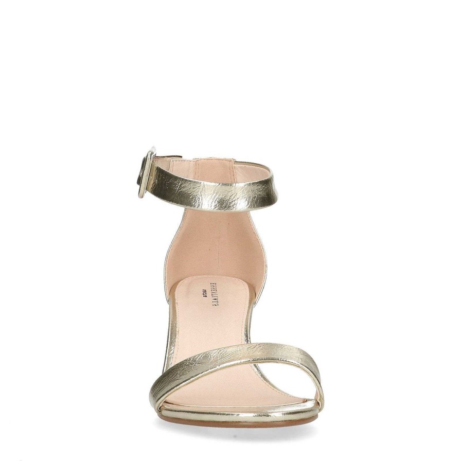 Sacha Heeled Sandals - Gold