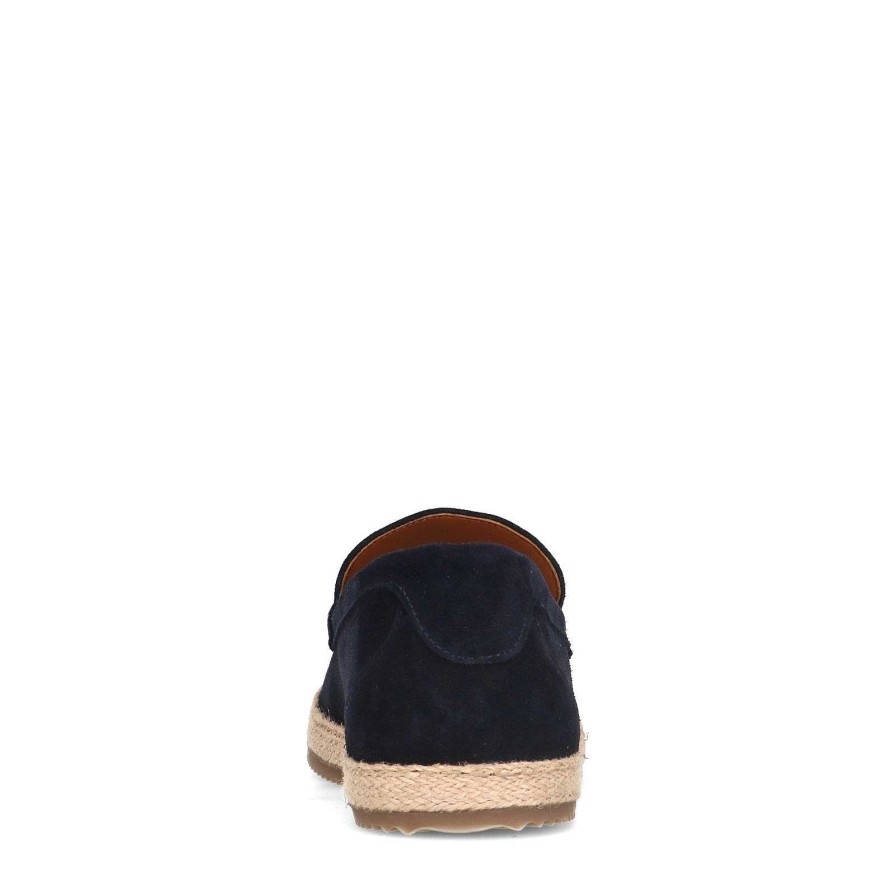 Sacha Suede Loafers - Dark Blue