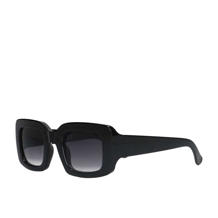 Sacha Rectangular Sunglasses - Black