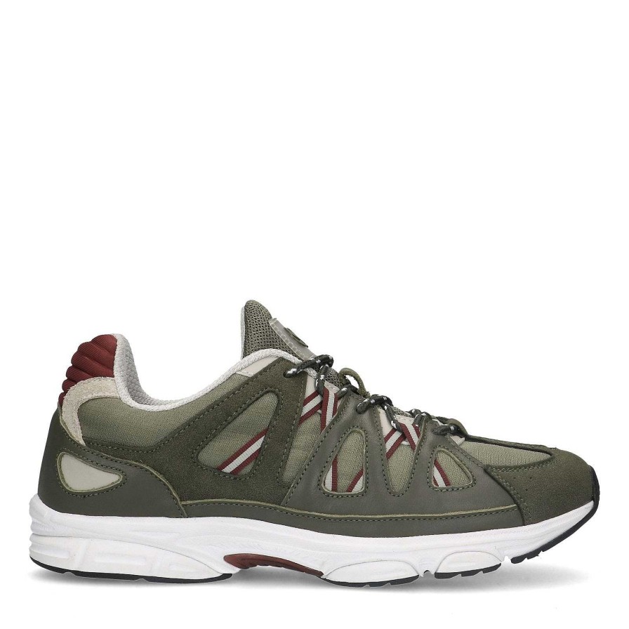 Sacha Leather Running Shoes - Green